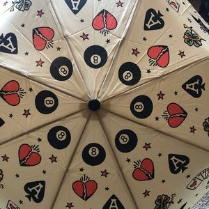 Sailor Jerry traditional tattoo print umbrella